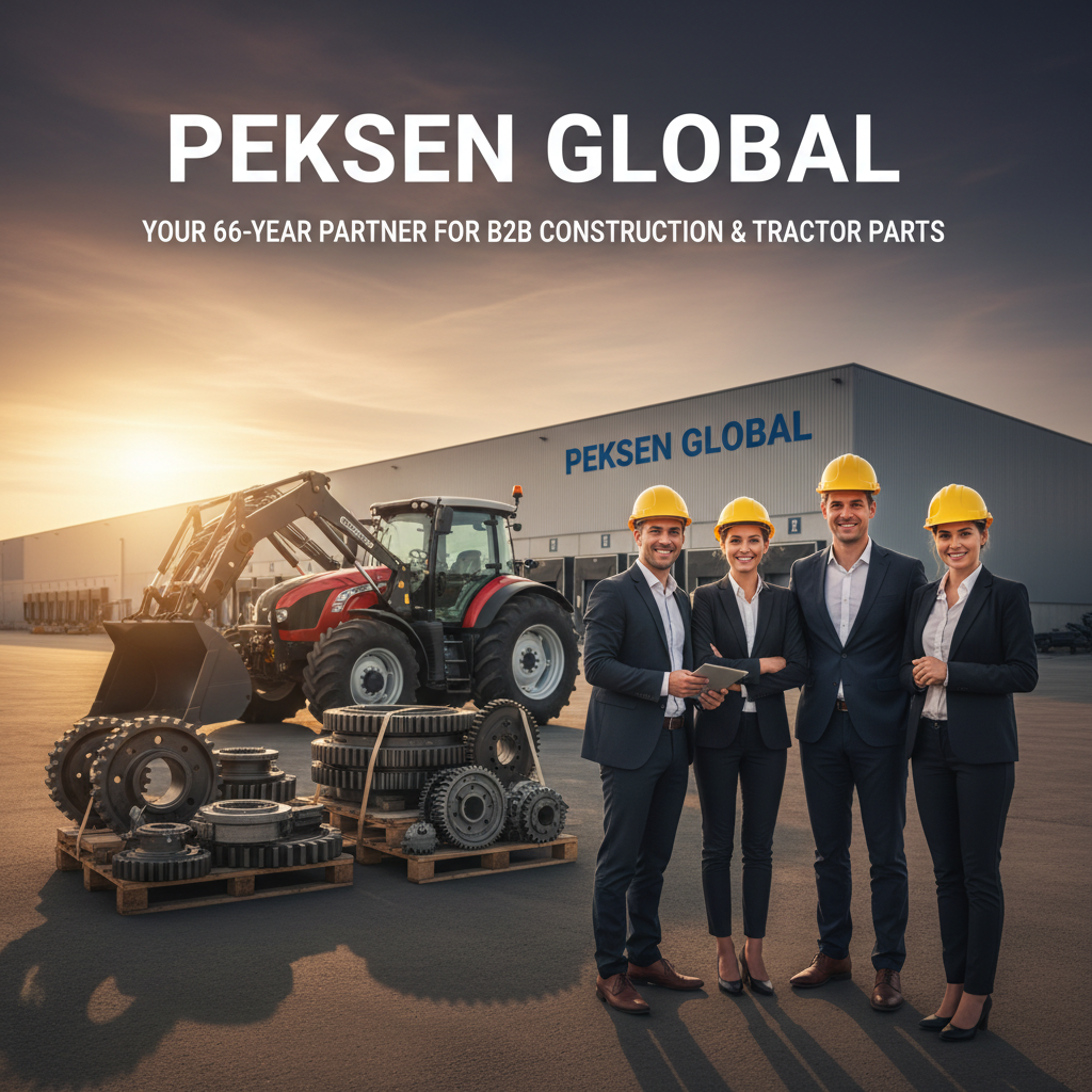 Peksen Global: Your 66-Year Partner for B2B Construction & Tractor Parts