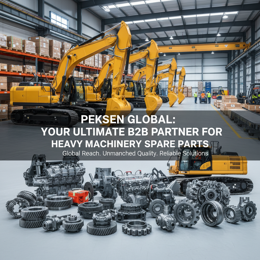 Peksen Global: Your Ultimate B2B Partner for Heavy Machinery Spare Parts